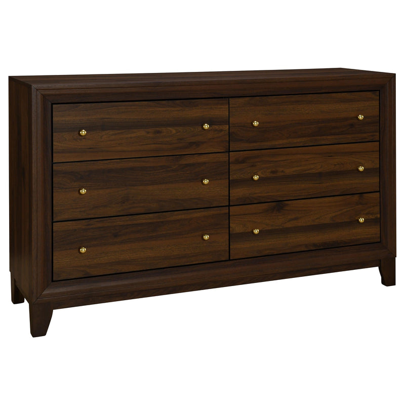 Welsley 5-piece Queen Bedroom Set Walnut - 223441Q-S5