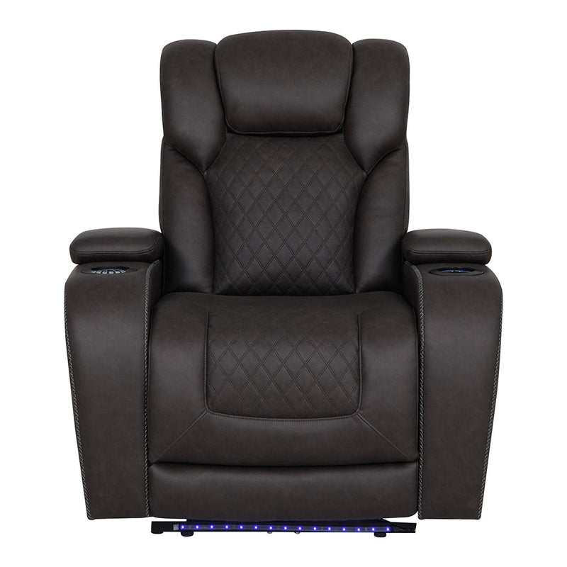 Wendell Power Motion Recliner w/Storage, USB & LED - LV06222