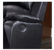 Wesley Black Sofa & Loveseat & Chair - WESLEY-BK-SLC
