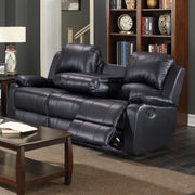 Wesley Black Sofa & Loveseat - WESLEY-BK-SLS