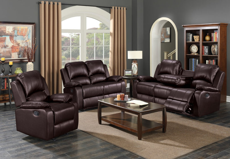 Wesley Brown Sofa & Loveseat & Chair - WESLEY-BN-SLC