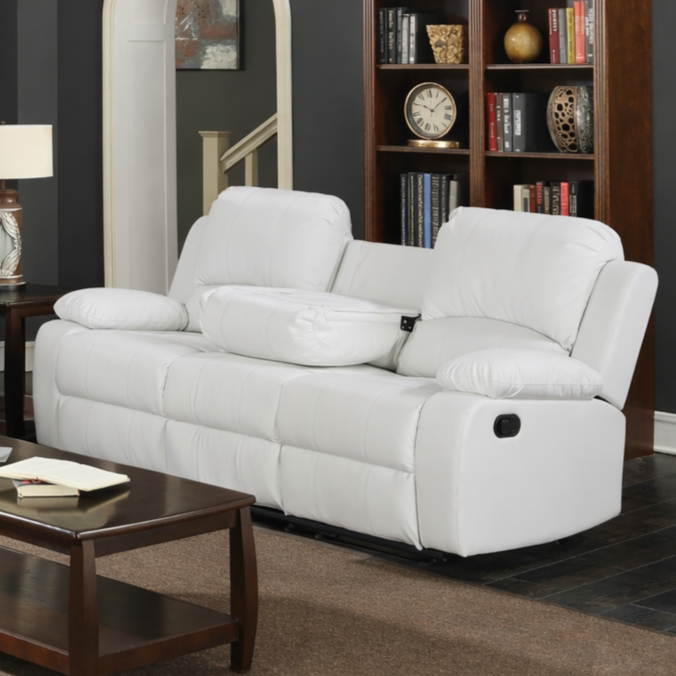 Wesley White Sofa & Loveseat - WESLEY-WT-SLS