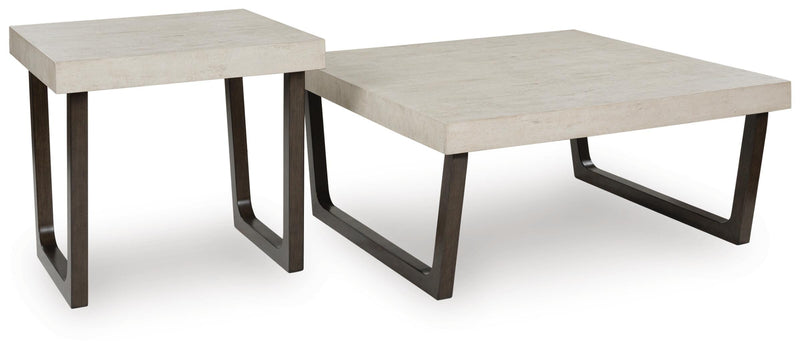 Westenfort Espresso/Gray Table (Set of 2) - T202-12