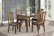 Weston Medium Brown 5 - Piece Dining Set - DMV FurnitureDining Room Set