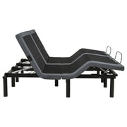 Weston Split Eastern King Massage Adjustable Bed Base in Black and Grey - 350165SKE