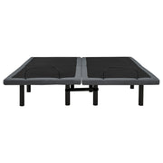 Weston Split Eastern King Massage Adjustable Bed Base in Black and Grey - 350165SKE