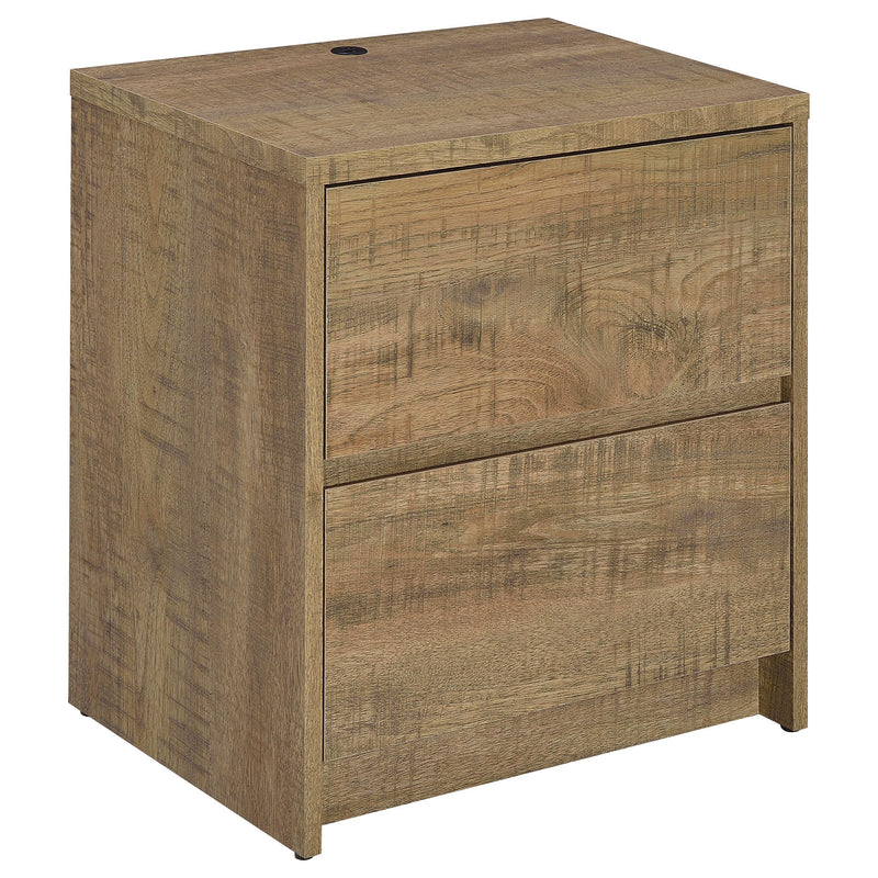 Westpark 2-drawer Nightstand LED Lights and USB Mango - 315902