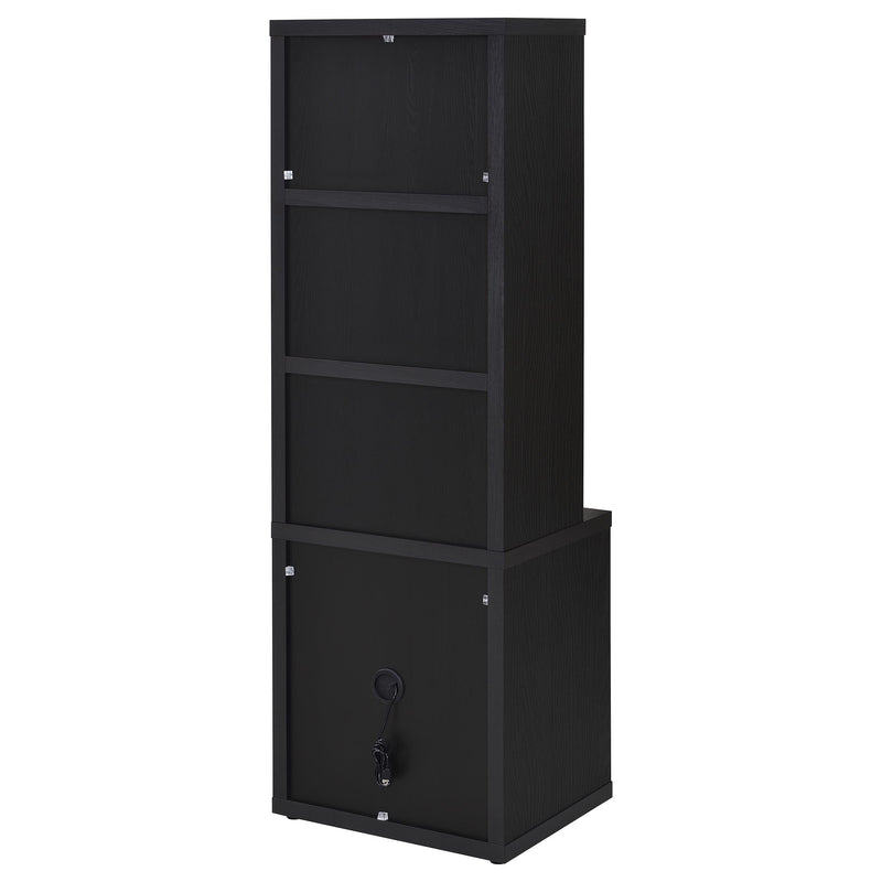 Westpark 3-piece Twin Bedroom Set Bookcase Headboard Black - 315851T-SET