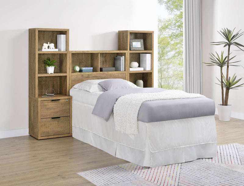 Westpark 3-piece Twin Bedroom Set Bookcase Headboard Mango - 315901T-SET