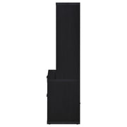 Westpark 3-shelf Bookcase USB and Lockable Drawer Black - 802703