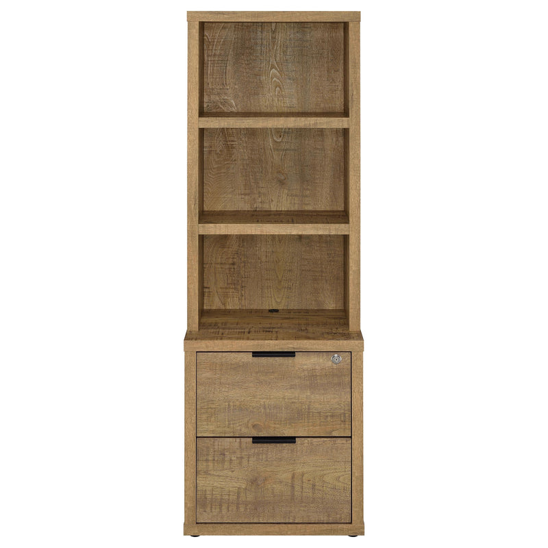 Westpark 3-shelf Bookcase USB and Lockable Drawer Mango - 802693