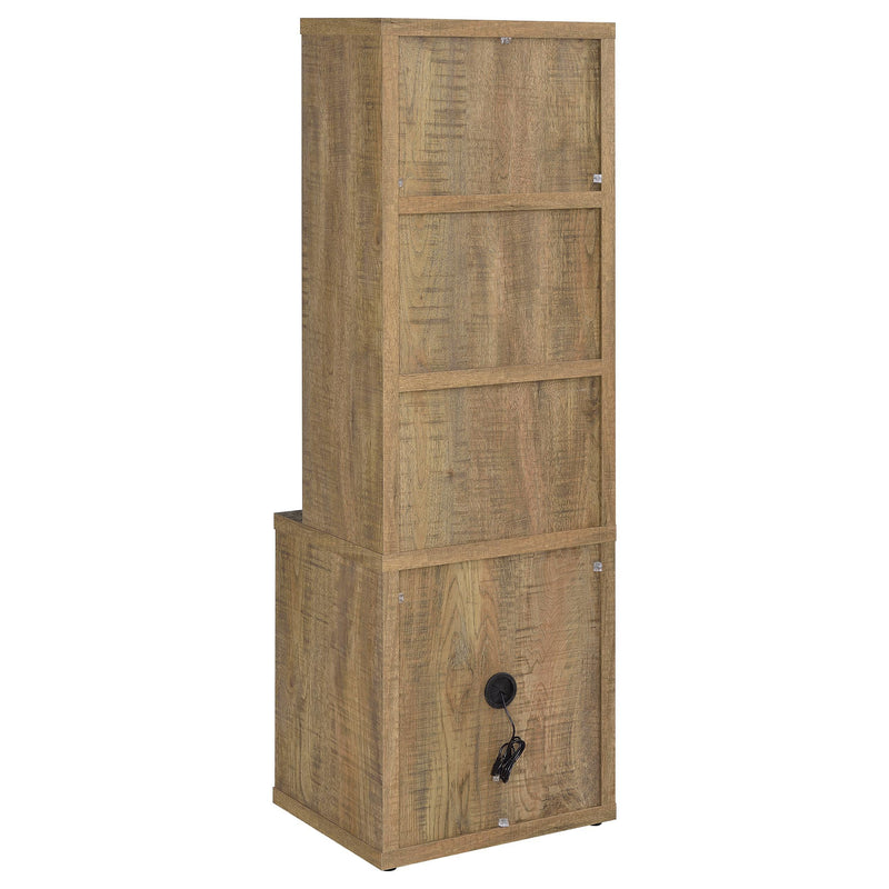 Westpark 3-shelf Bookcase USB and Lockable Drawer Mango - 802693