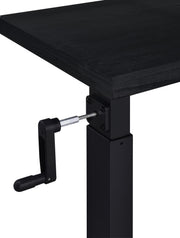 Westpark Height Adjustable Mobile Bedroom C-Table Black - 315856