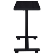 Westpark Pneumatic Adjustable C-Shape Side Table with Casters Black - 930300