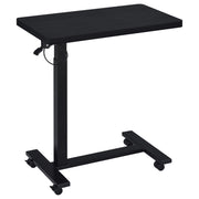 Westpark Pneumatic Adjustable C-Shape Side Table with Casters Black - 930300