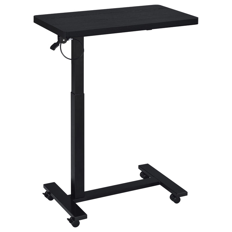 Westpark Pneumatic Adjustable C-Shape Side Table with Casters Black - 930300