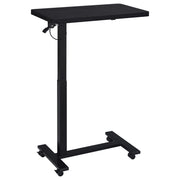 Westpark Pneumatic Adjustable C-Shape Side Table with Casters Black - 930300