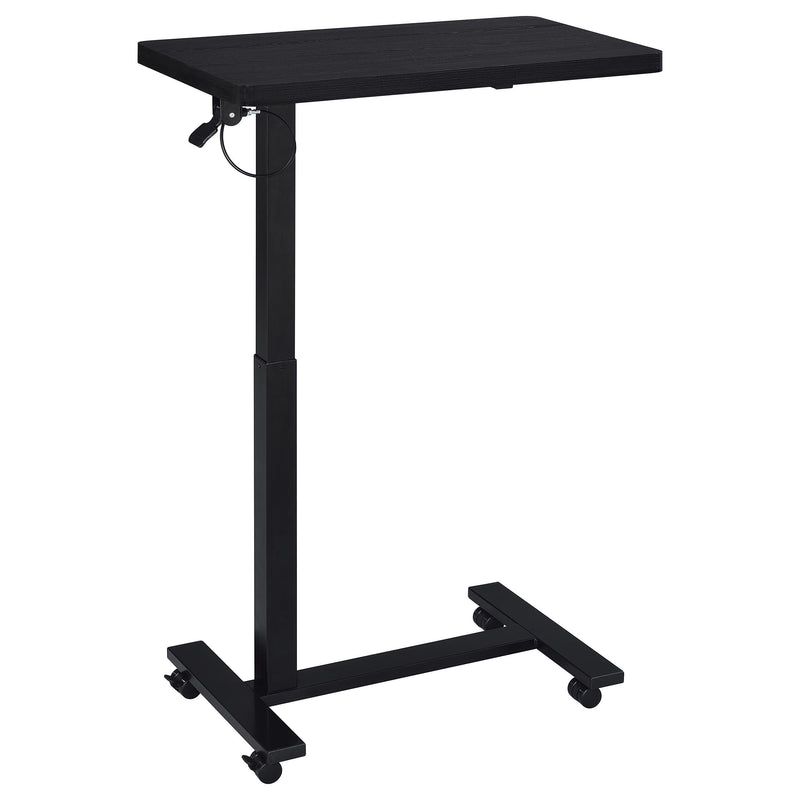 Westpark Pneumatic Adjustable C-Shape Side Table with Casters Black - 930300