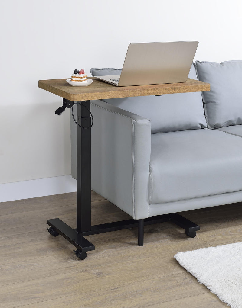 Westpark Pneumatic Adjustable C-Shape Side Table with Casters Mango - 930301