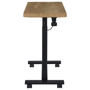 Westpark Pneumatic Adjustable C-Shape Side Table with Casters Mango - 930301
