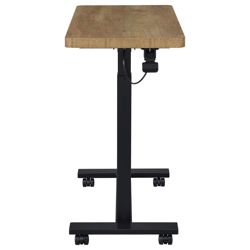 Westpark Pneumatic Adjustable C-Shape Side Table with Casters Mango - 930301