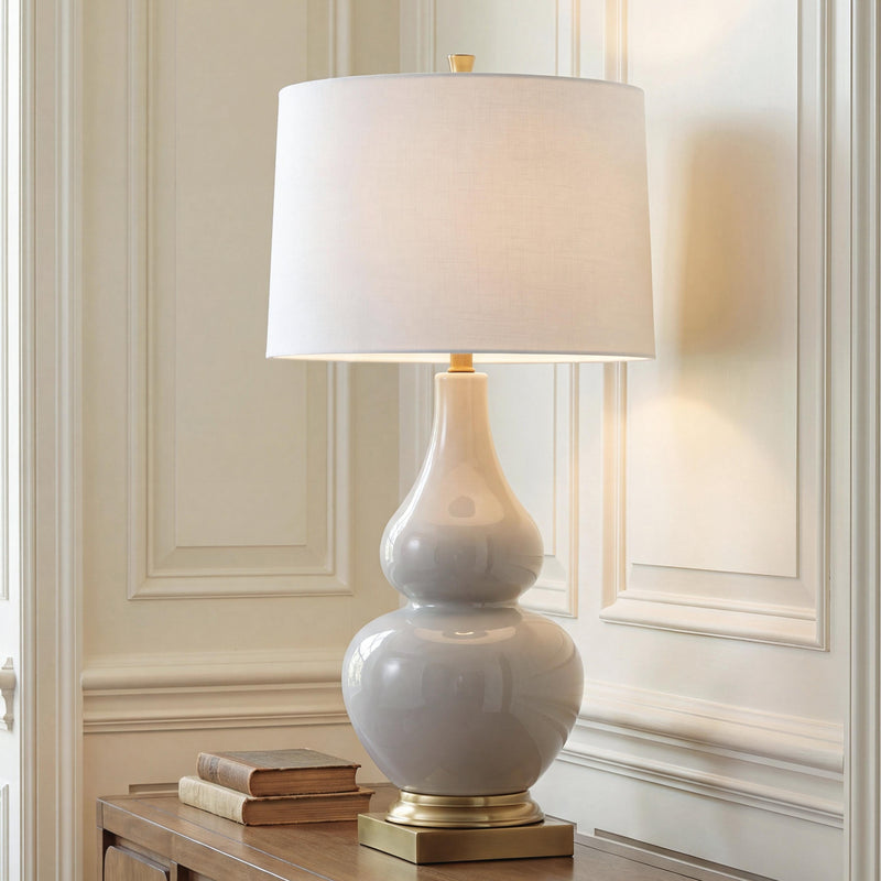 Weswick Cream/Gold Finish Table Lamp - L100934