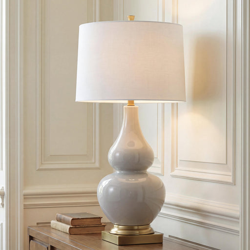 Weswick Cream/Gold Finish Table Lamp - L100934