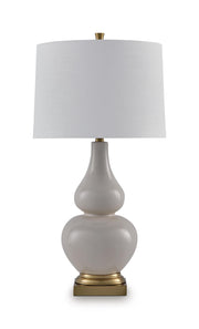 Weswick Cream/Gold Finish Table Lamp - L100934