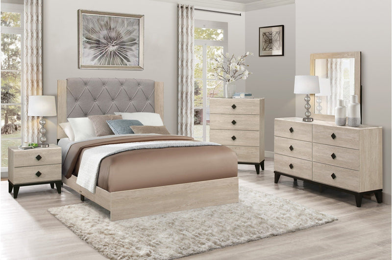 Whiting Natural Upholstered Panel Bedroom Set - DMV FurnitureBedroom Set
