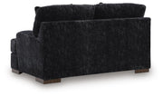Whitmore Manor Black Pearl Loveseat - 8040435