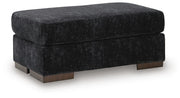 Whitmore Manor Black Pearl Ottoman - 8040414