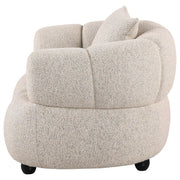 Whitney Contemporary Channel Tufted Woven Fabric Upholstered Accent Chair - 503723