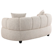 Whitney Contemporary Channel Tufted Woven Fabric Upholstered Sofa Set - 503721-S3