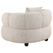 Whitney Contemporary Channel Tufted Woven Fabric Upholstered Sofa Set - 503721-S3