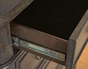 Wickenger Dark Brown Dresser and Mirror - PCB889B1