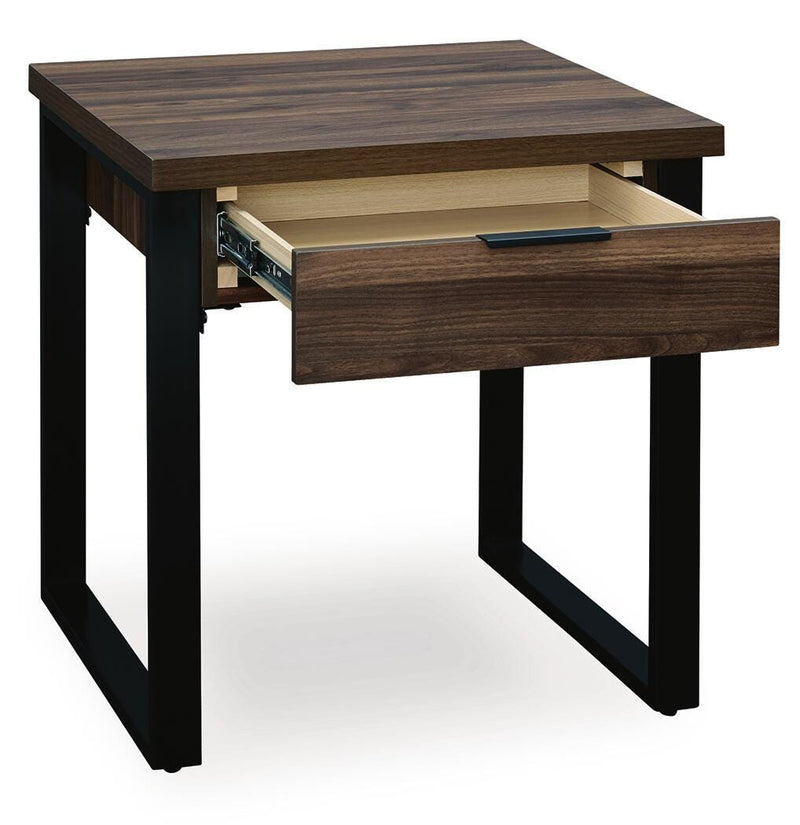 Wickman Falls Dark Brown End Table - T318-2