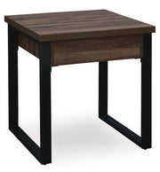 Wickman Falls Dark Brown End Table - T318-2