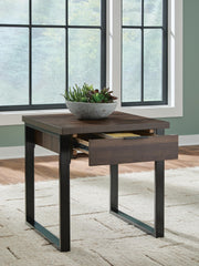 Wickman Falls Dark Brown End Table - T318-2