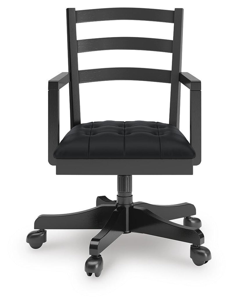 Wildenauer Black Home Office Desk Chair - H664-01A