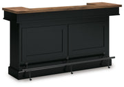 Wildenauer Brown/Black 78" Bar - D634-65