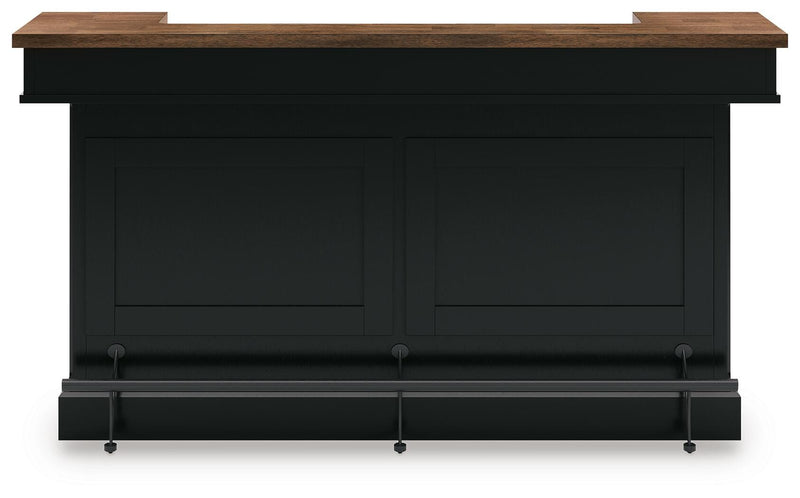 Wildenauer Brown/Black 78" Bar - D634-65