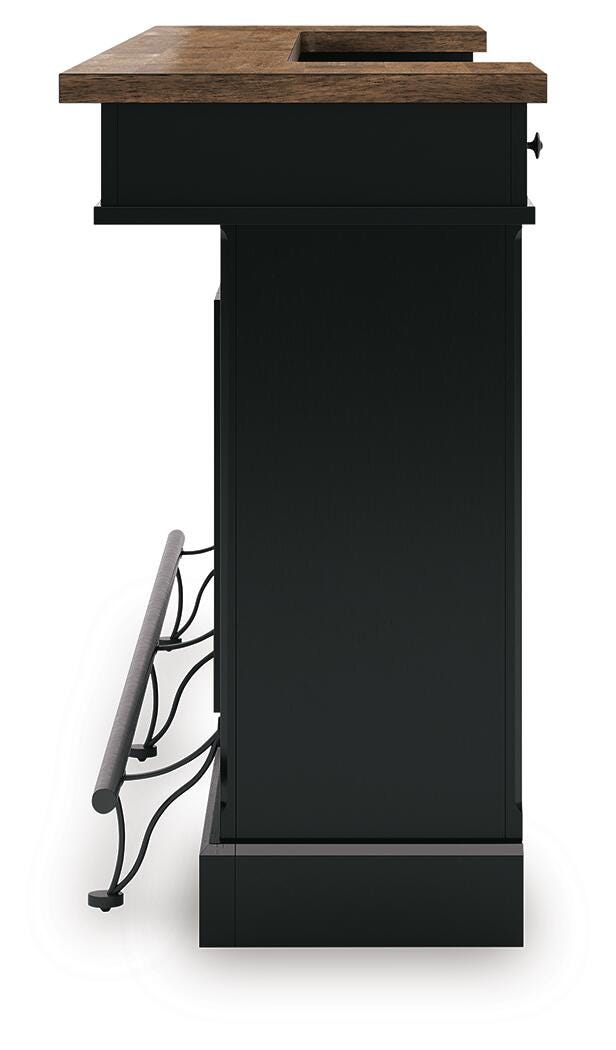Wildenauer Brown/Black 78" Bar - D634-65