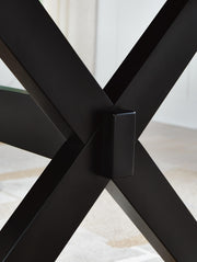 Wildenauer Brown/Black Counter Height Butterfly Extension Table - D634-32
