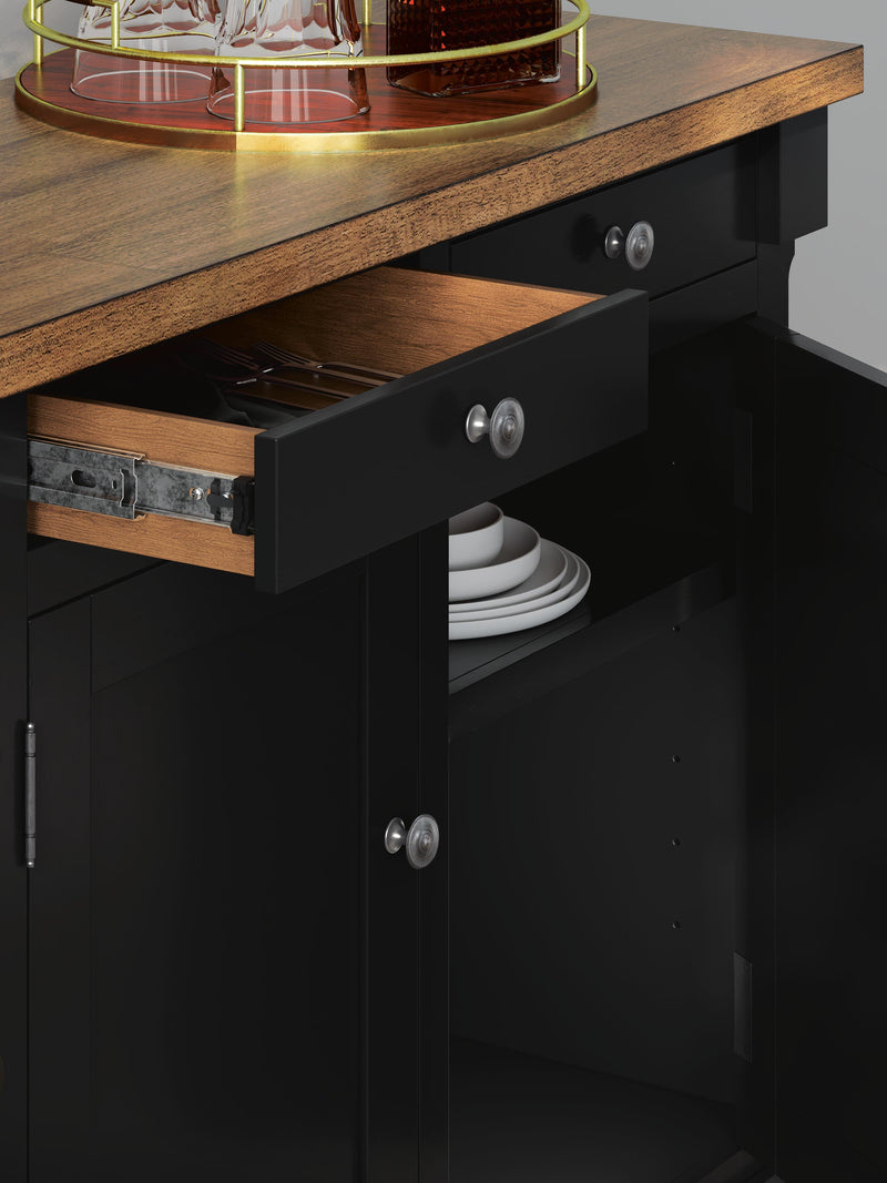 Wildenauer Brown/Black Dining Buffet - D634-80