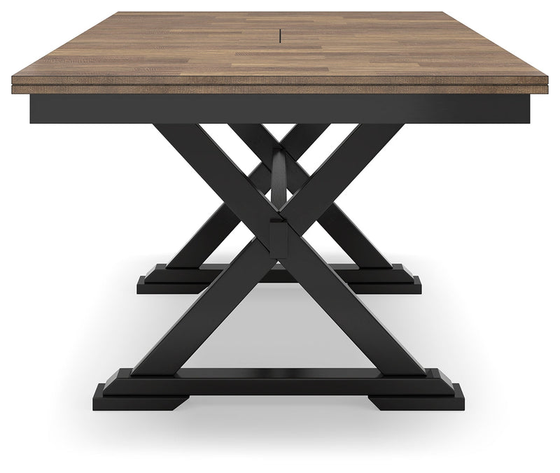 Wildenauer Dining Table and 6 Chairs in Brown/Black from Ashley - DMV Furniture
