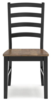 Wildenauer Dining Table and 8 Chairs in Brown/Black from Ashley - DMV Furniture