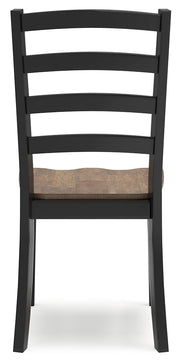 Wildenauer Dining Table and 8 Chairs in Brown/Black from Ashley - DMV Furniture