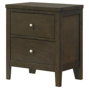 Wilkes 2-drawer Nightstand Bedside Table Dark Cocoa - 224422