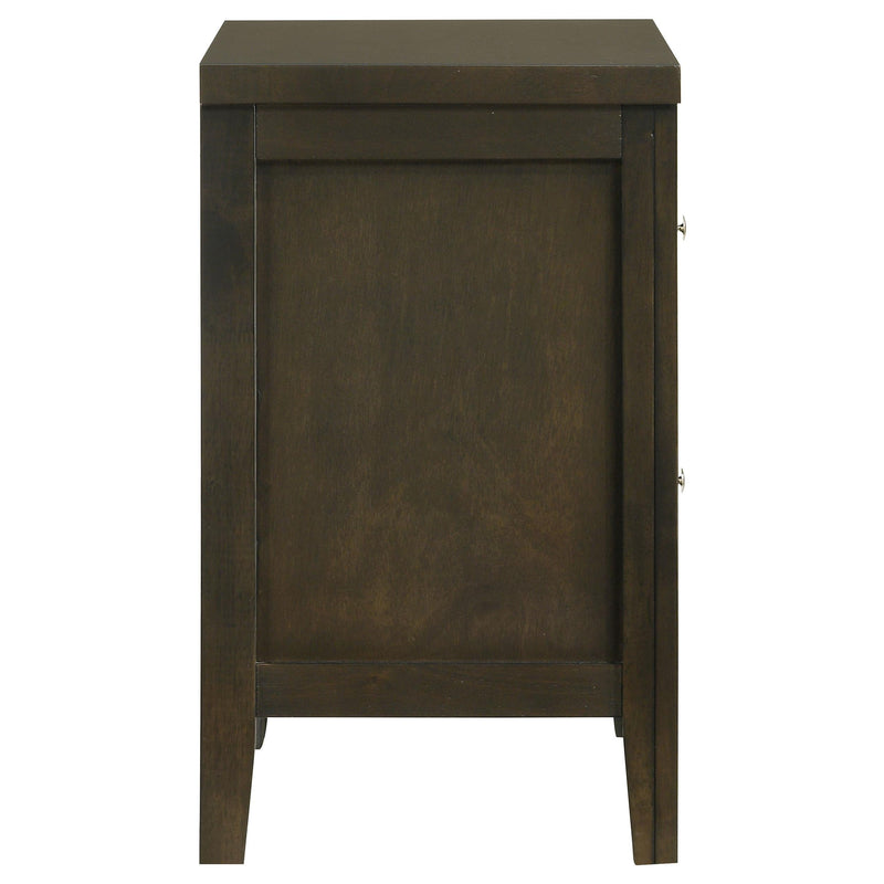 Wilkes 2-drawer Nightstand Bedside Table Dark Cocoa - 224422