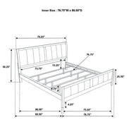 Wilkes 5-piece California King Bedroom Set Dark Cocoa - 224421KW-S5